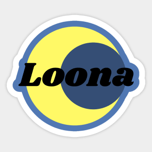 LOONA (Crescent Moon) Sticker